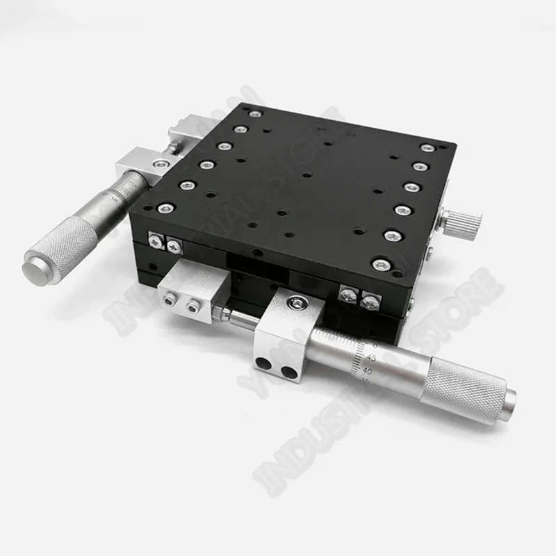 XY Axis 90*90 мм 3 5 &quotобрезная станция платформа с ручным смещением Стандартный