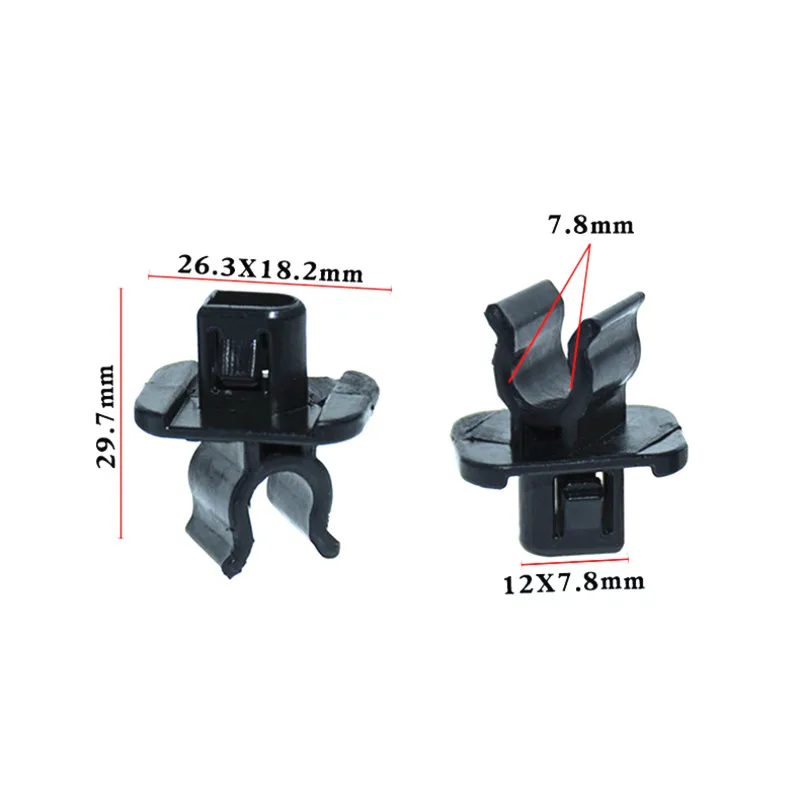 

20PCS Car plastic fastener clip for Toyota RAV4 engine cover support rod iron rod fixed base