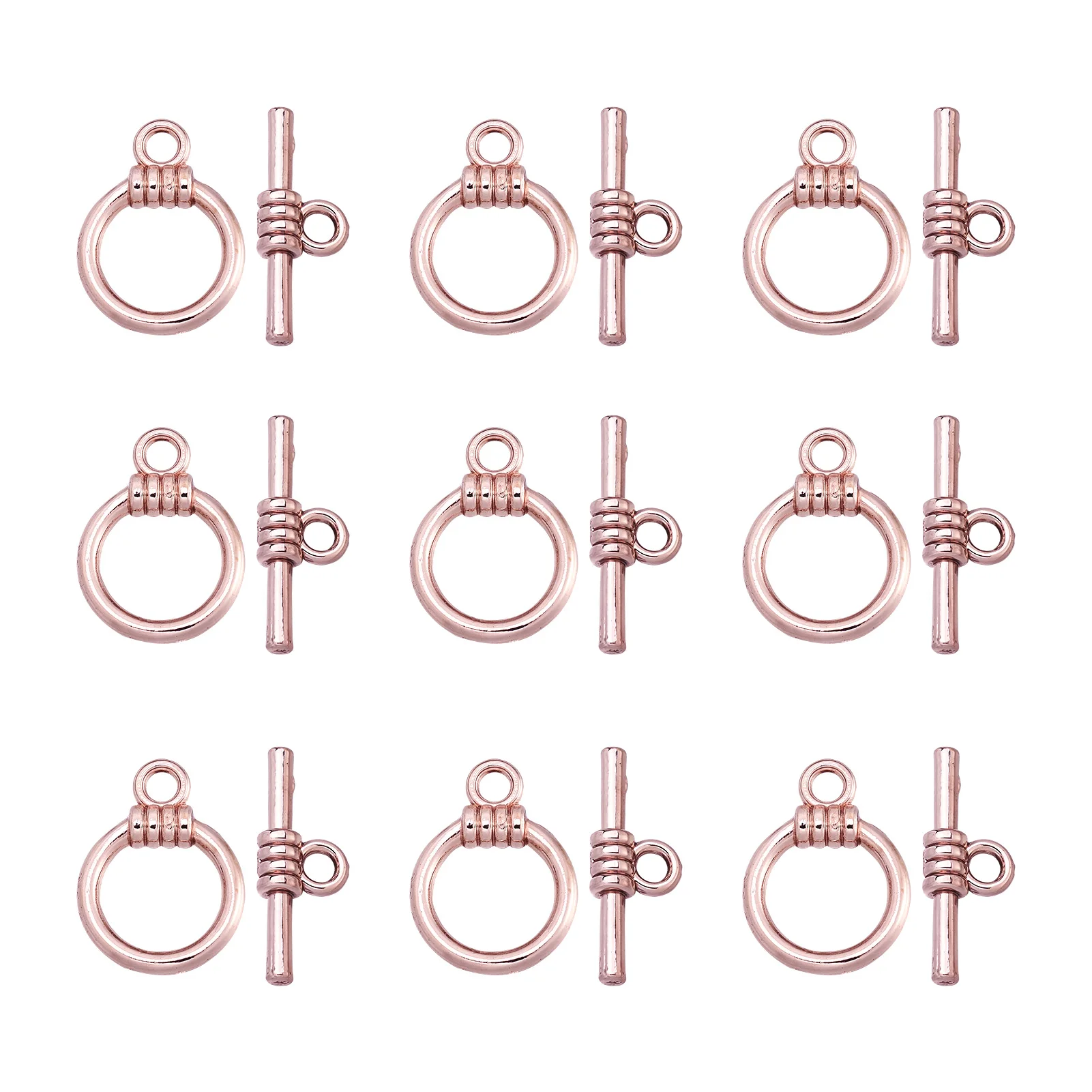 

10Sets High Quality Alloy Fastener Bracelet Toggle Clasp Buckle OT Clasps Connector For Diy Necklace Jewelry Making Accessories