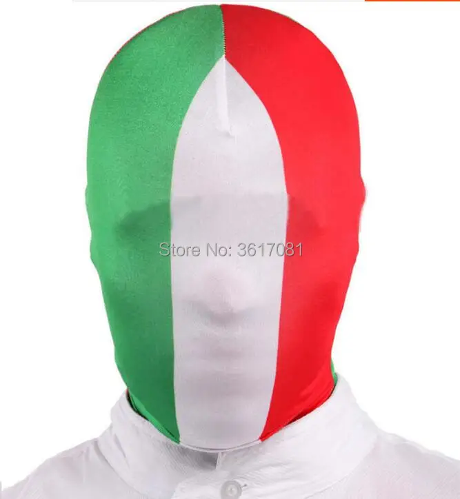 Костюм зентай унисекс с русским национальным флагом масками для Хэллоуина на