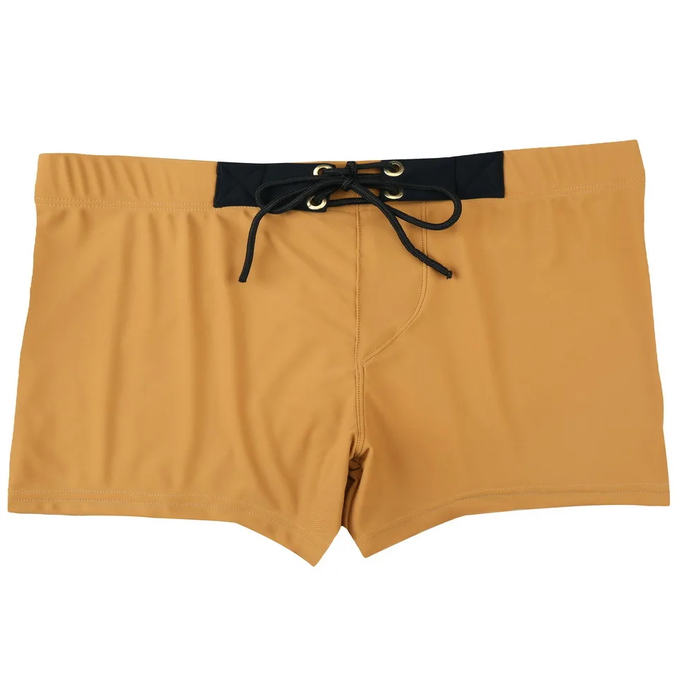 Мужские пляжные шорты с низкой посадкой синие плавки для серфинга плавания