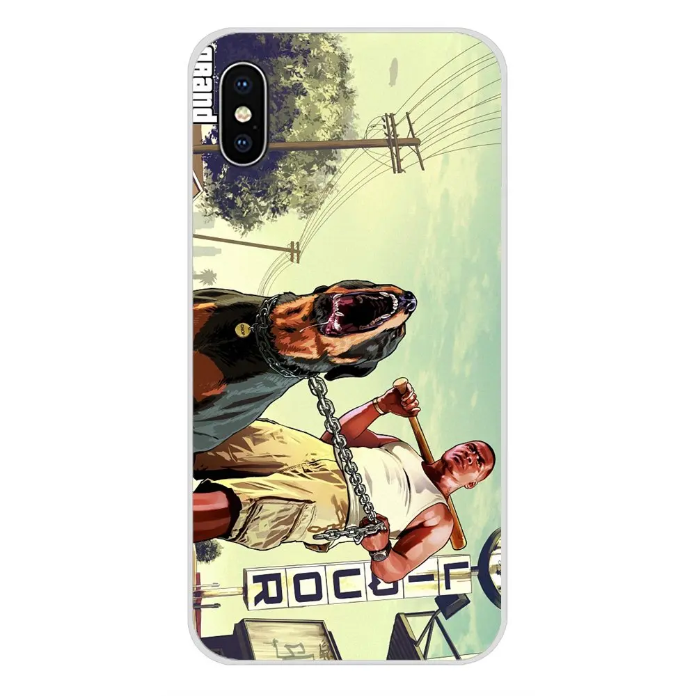 Аксессуары чехлы для телефонов Xiaomi Redmi Note 3 4 5 6 7 8 Pro Mi Max Mix 2 2S Pocophone F1 Grands Theft Auto