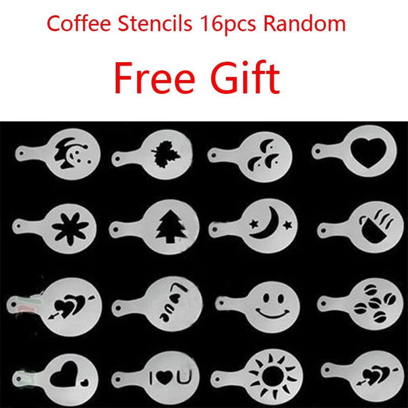 1 шт. трафареты для кофе 16 шт.|Иглы рисунков на кофе| |