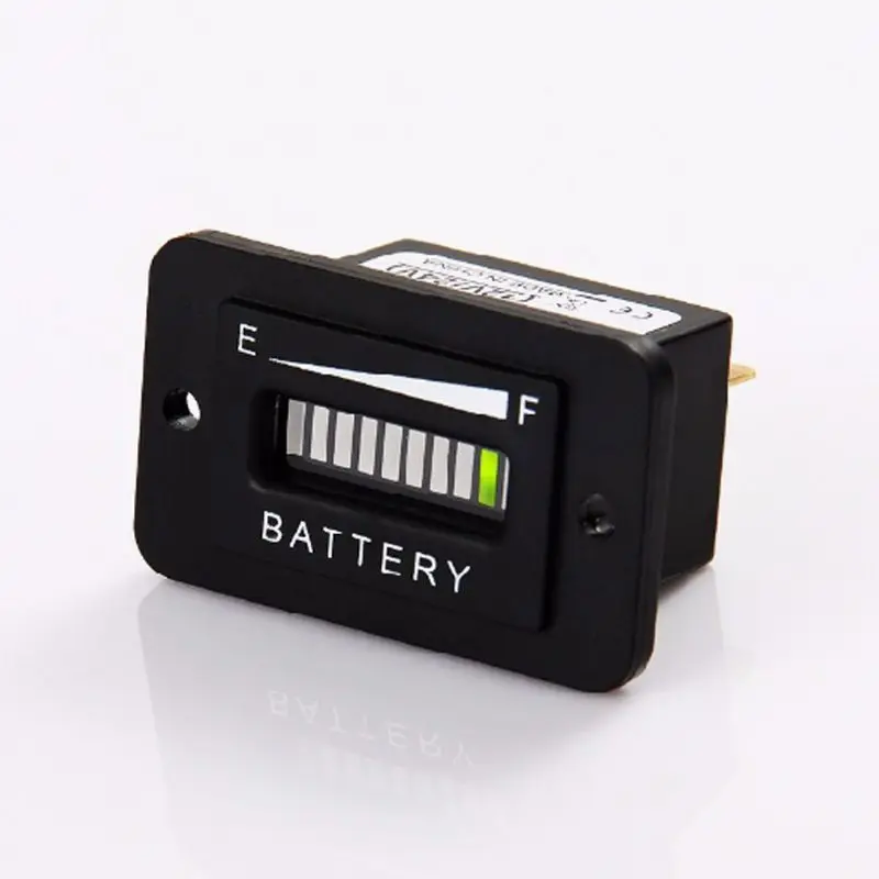 

Battery Fuel Gauge Indicator LED 12-24V 36V 48V 72V for Fork Lifts Golf Carts 94PC