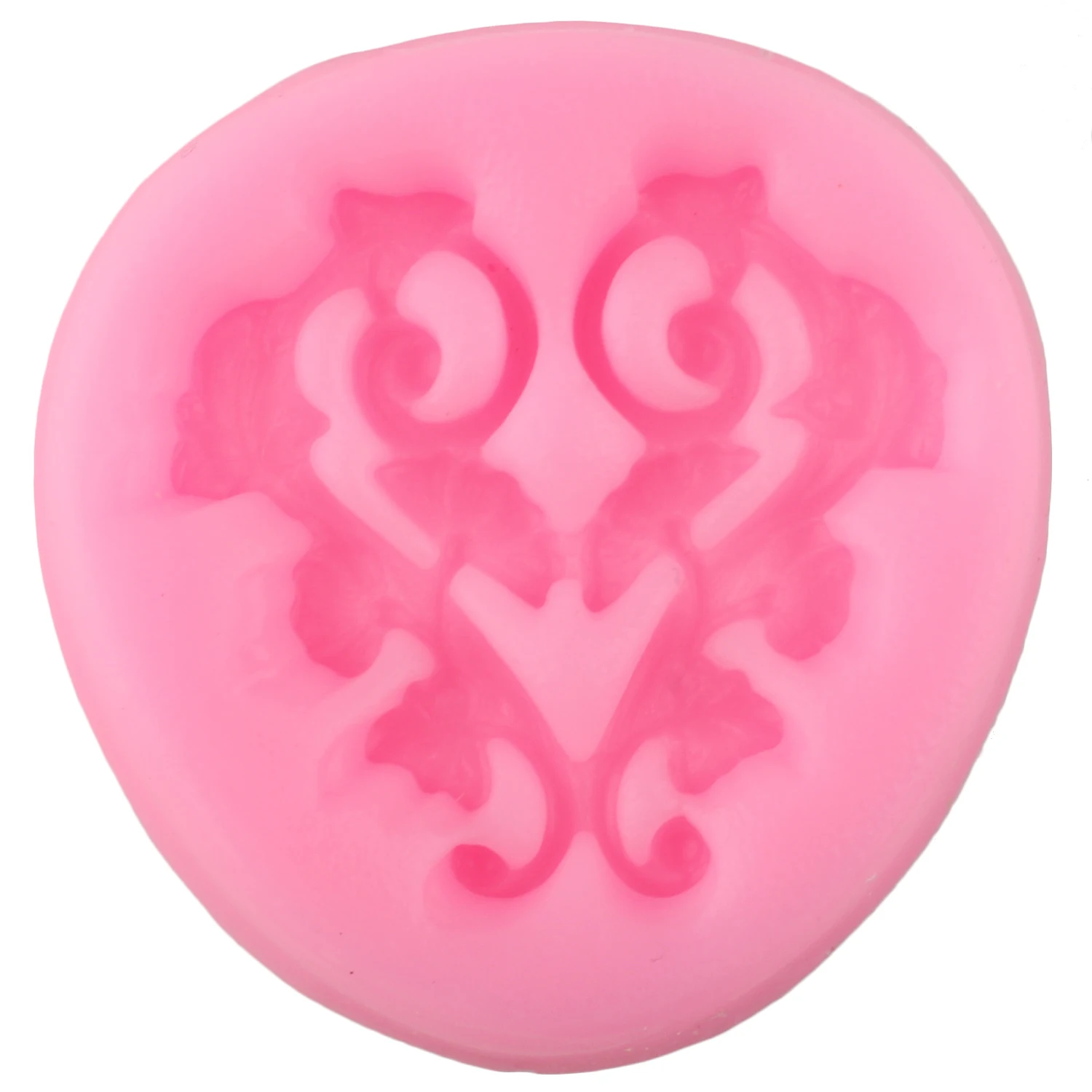 Силиконовые формы в виде листьев прокрутки DIY Свадебный кекс искусственная