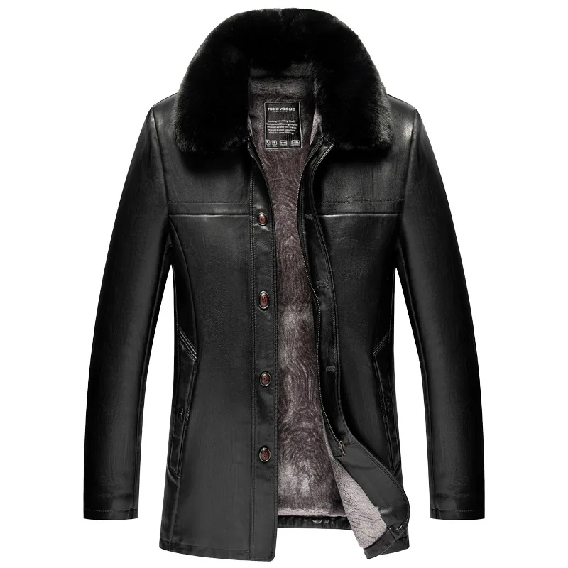 

Куртка из овечьей кожи для мужчин среднего возраста, 2021