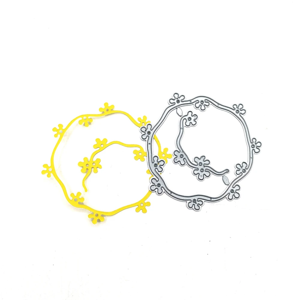 

Julyarts Flower Circle Stencils for Card Making Natal For Stencil DIY Dies Scrapbooking Album Paper Card Metal Craft Metal