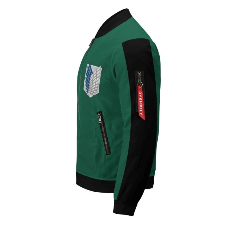 Летная куртка-бомбер атака на Титанов куртка в японском стиле аниме для косплея