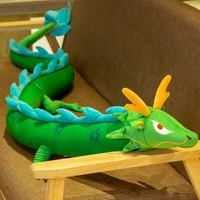 220cm lifelike plush dragon stuffed large size chinese mythological dragon plushies pillow toys kids gift home decor