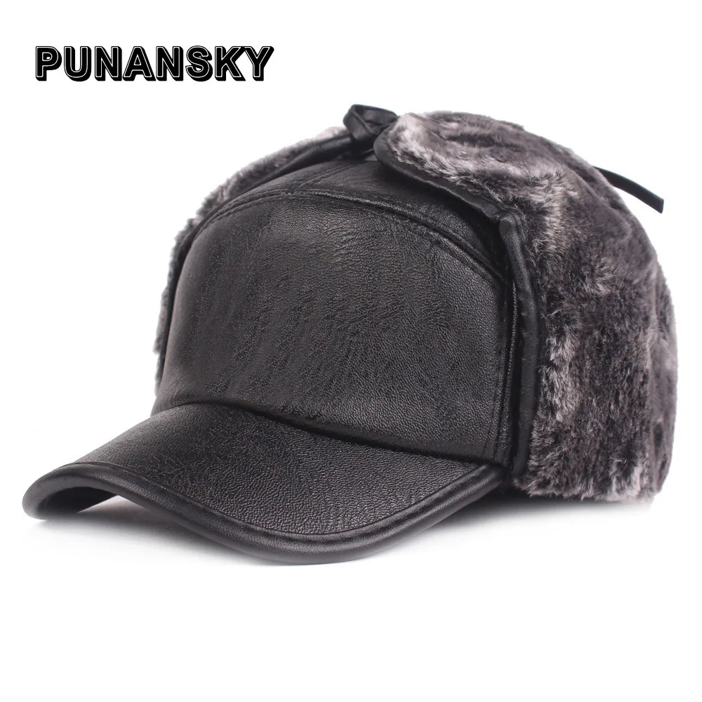 Теплая зимняя шапка в стиле ретро для мужчин и женщин армейская военная бомбер