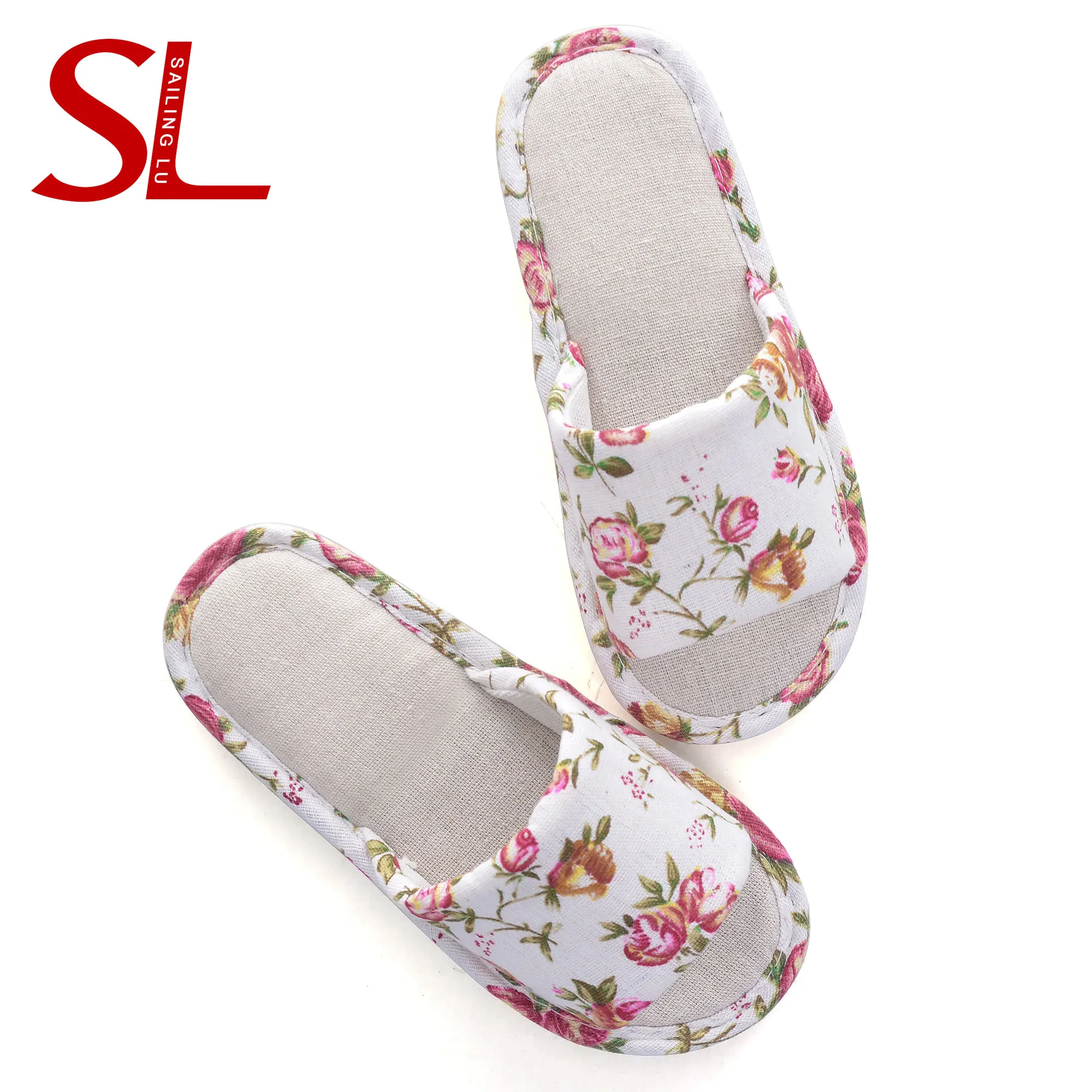 Парусный спорт LU домашние тапочки для женщин милый Принт тростника 2020 Летняя