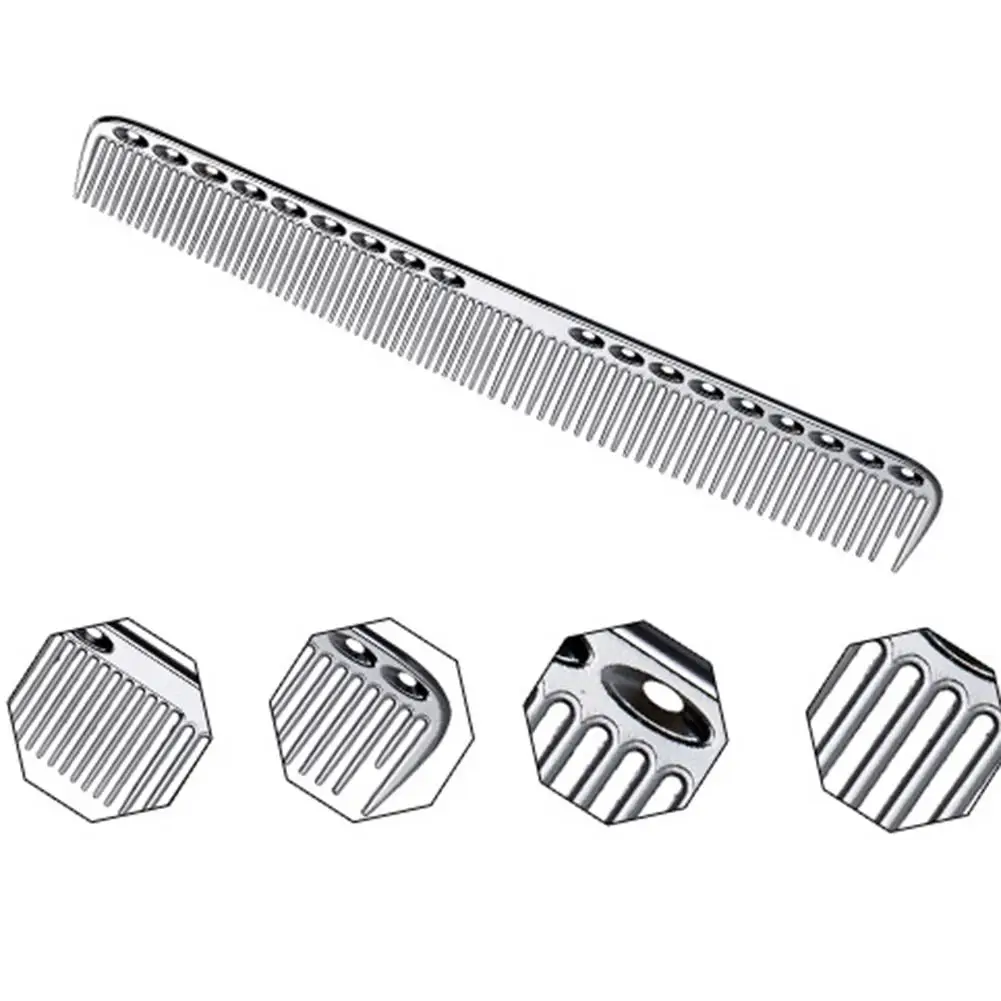 Профессиональная ультратонкая Парикмахерская авиационная алюминиевая расческа