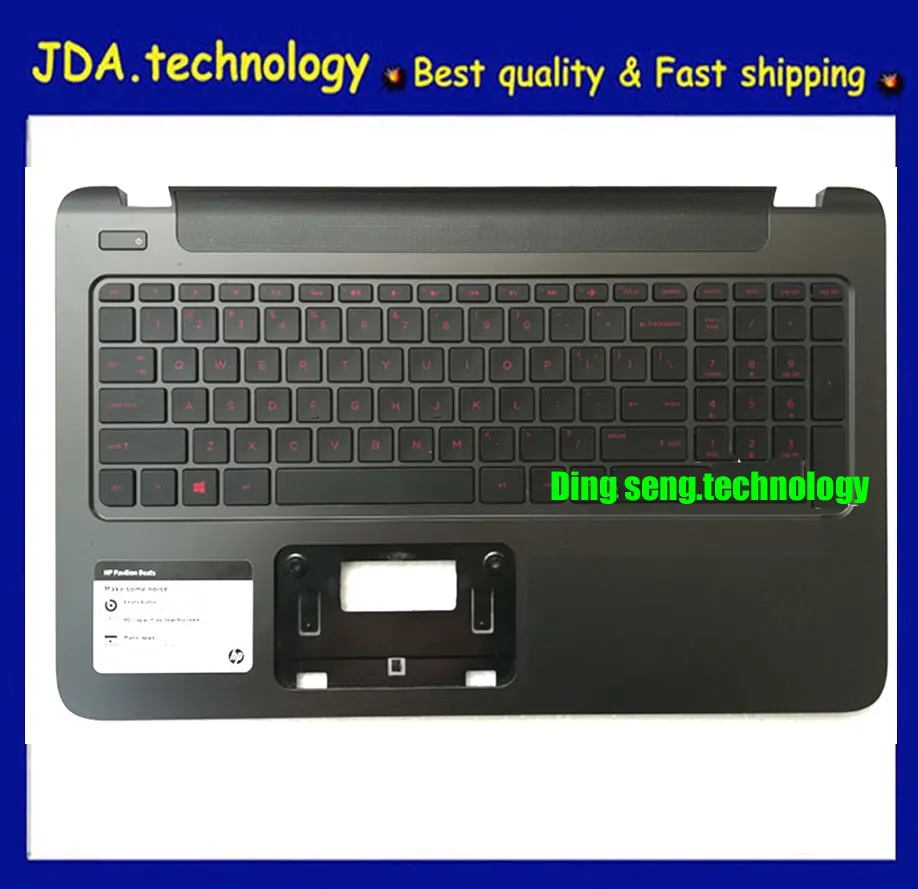 Meiarroу 96% новая верхняя крышка клавиатуры US Palmrest для HP TPN-Q140 Q139 Q141 15-P 15-K 15-K217TX 15-P010DX 762529-001 768506-001.