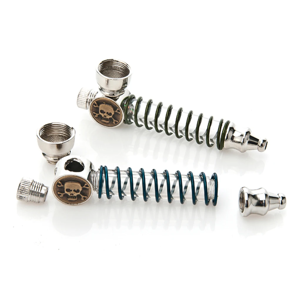 Модная дешевая Складная курительная трубка с легкой металлической алюминиевой