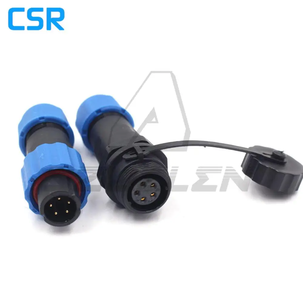 SD1310/P-SD1312/S 5-контактный водонепроницаемый разъем и розетка IP68. Разъем для кабеля LED