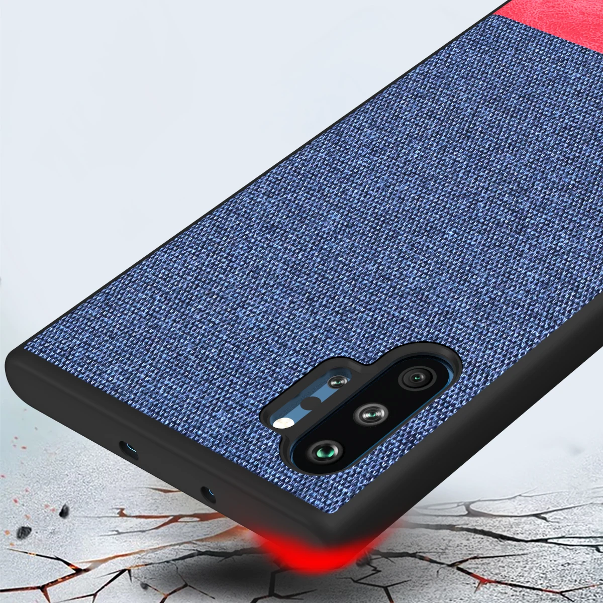 NABNAW противоударный Роскошный чехол для телефона/тканевый Samsung Galaxy Note 10 Plus 9 note 8 |