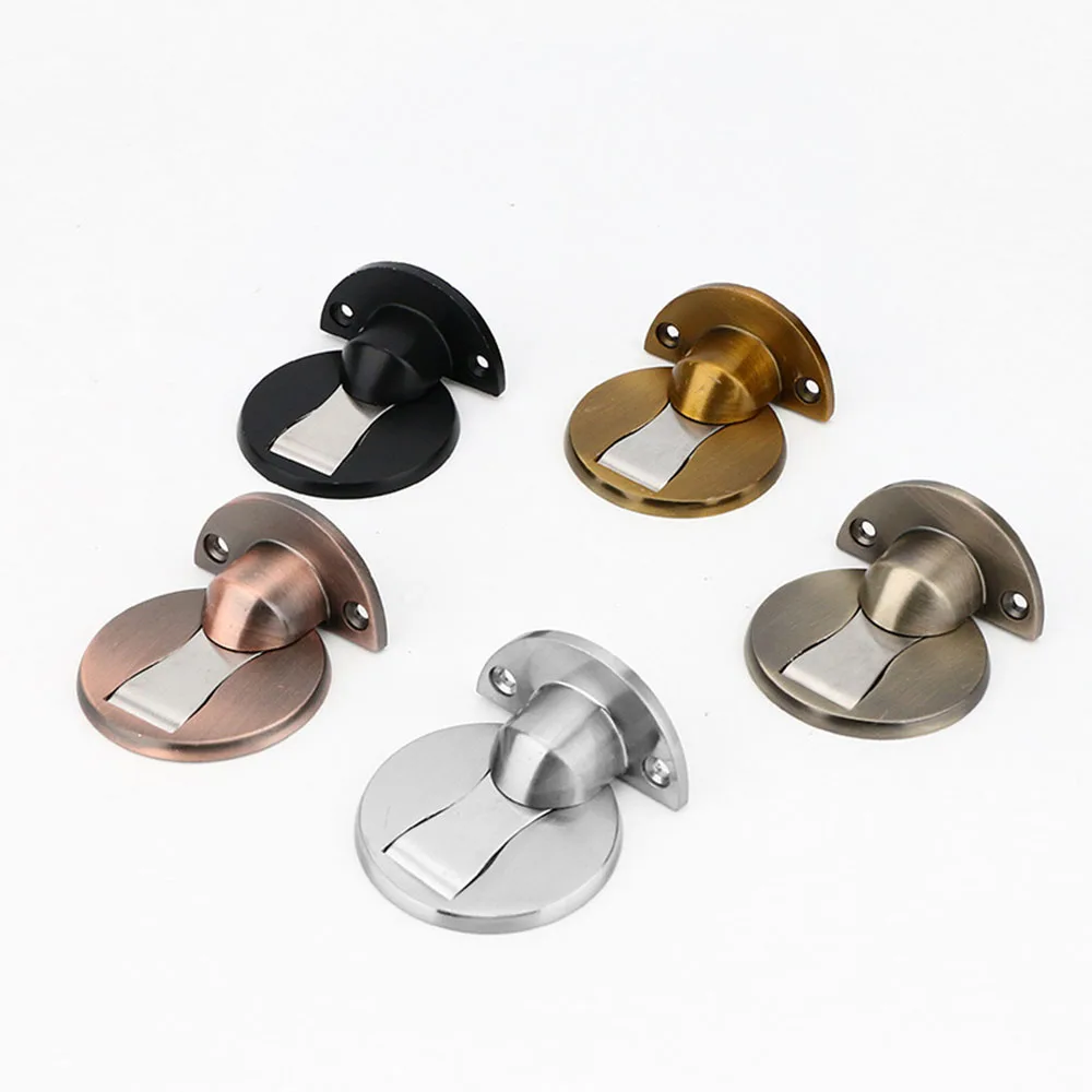 

Magnet Door Stops Zinc Alloy Door Stopper Magnetic Door Holder Toilet Glass Door Hidden Door Stop Furniture Hardware Accessory