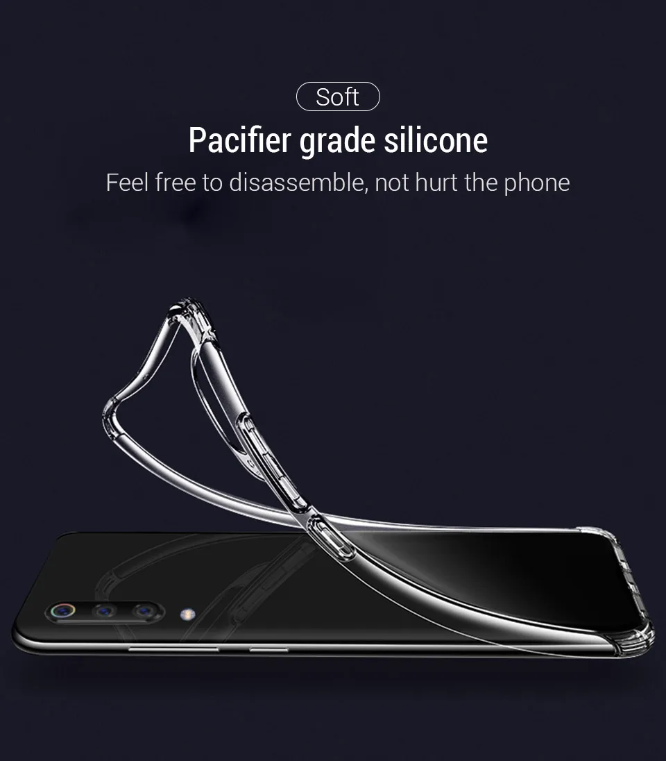 50 шт. противоударные чехлы-подушки безопасности для Xiaomi Mi 9T Pro CC9 CC9e 8SE 8 Lite A2 A1 Play F1