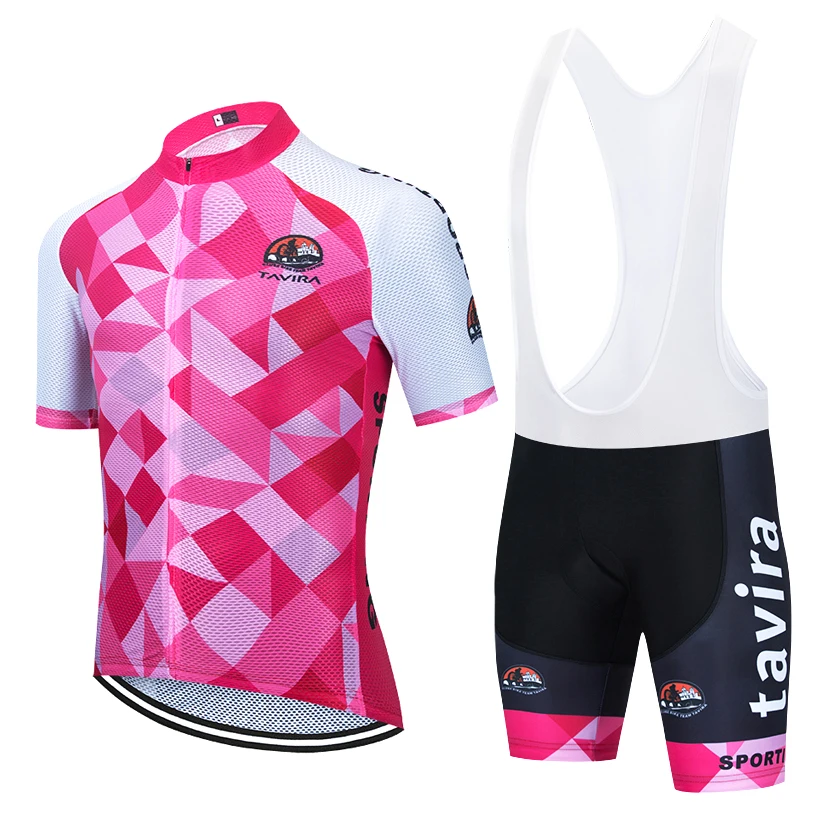 Командный Тавира Велоспорт Джерси 20D велосипедные шорты комплект mtb Ropa мужские