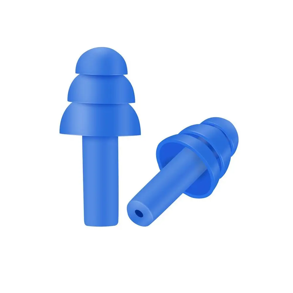 1 Pair Spiral Convenient Silicone Ear Plugs Anti Noise Snoring Earplugs Comfortable For Sleeping Noise Reduction Accessory