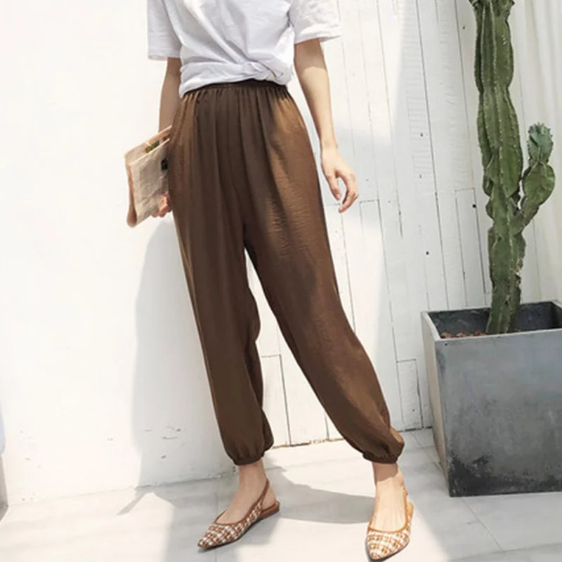 2019 летняя новая одежда штаны для кондиционирования воздуха женские домашние