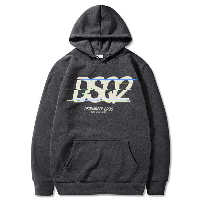 

Новинка 2021, модный разноцветный трендовый Повседневный свитер dsquared2 с капюшоном, мужской и женский свитер с капюшоном dsq
