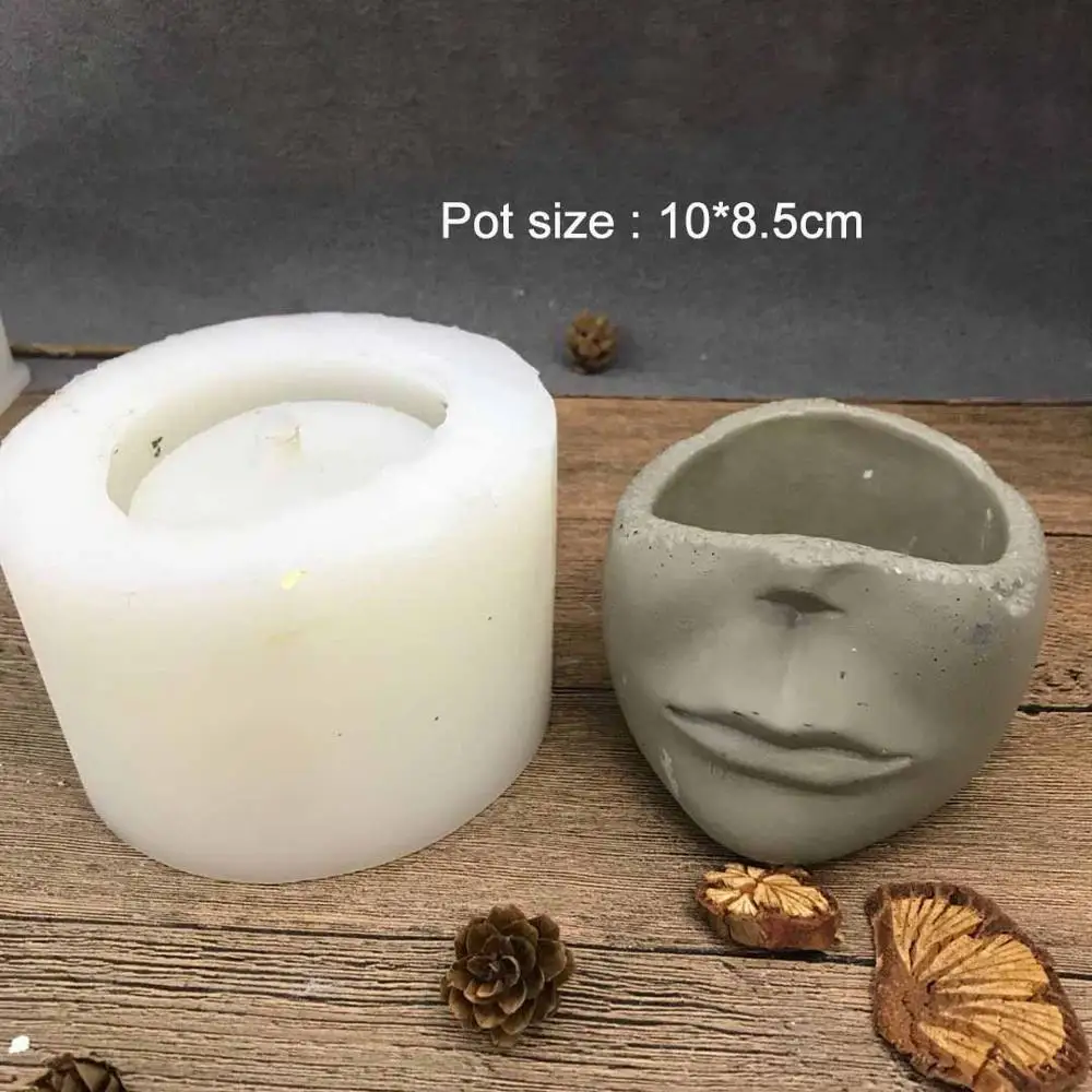 Силиконовые формы для плантаторов форма бетонных цветочных горшков креативная