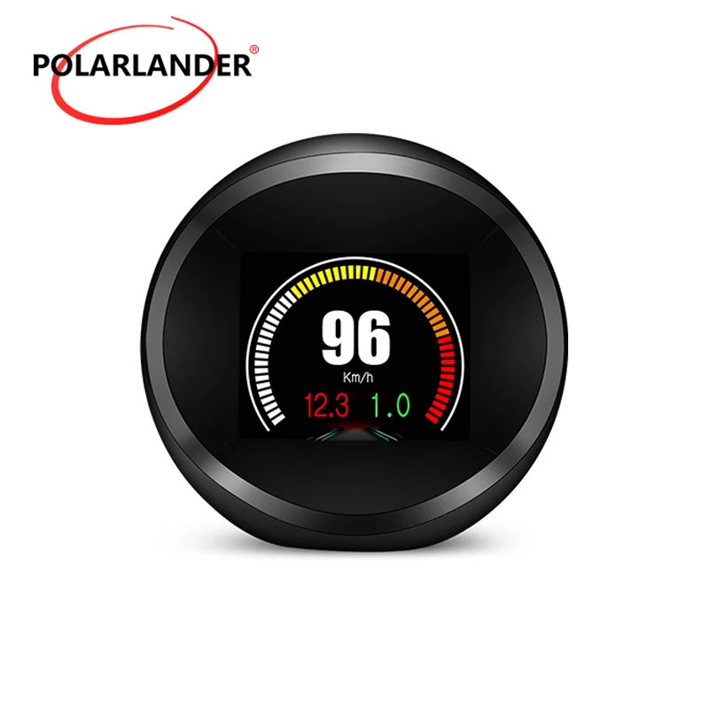 

OBD2 GPS dual system Car Smart Digital Meter Hot Selling Display The Dates Color Screen Safety Head-up P11 HUD OBD2 Round