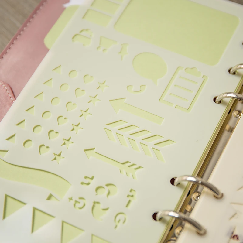 2 шт ремесло резки штампы пули журнал трафарет молочная Новинка Блокнот пластик