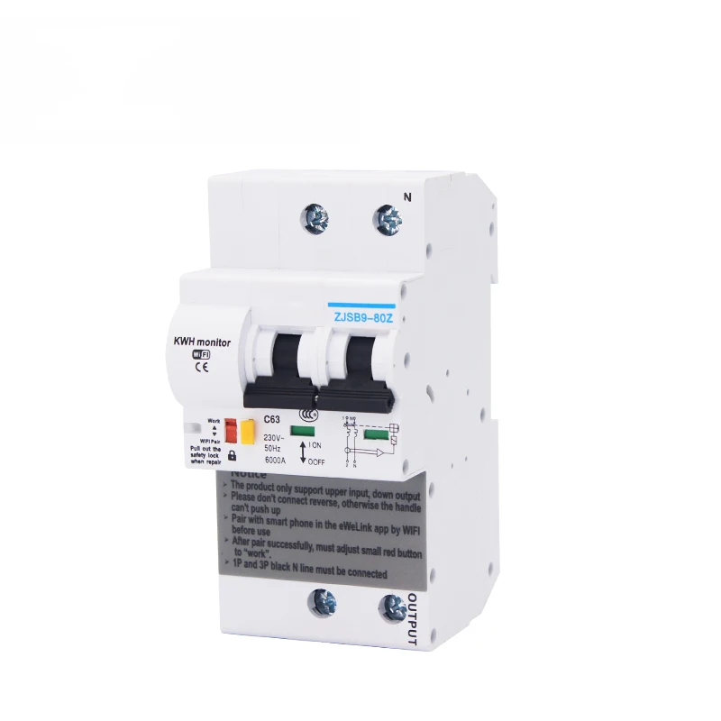 Автоматический выключатель EWelink 2P с поддержкой Wi Fi|Автоматические выключатели| |