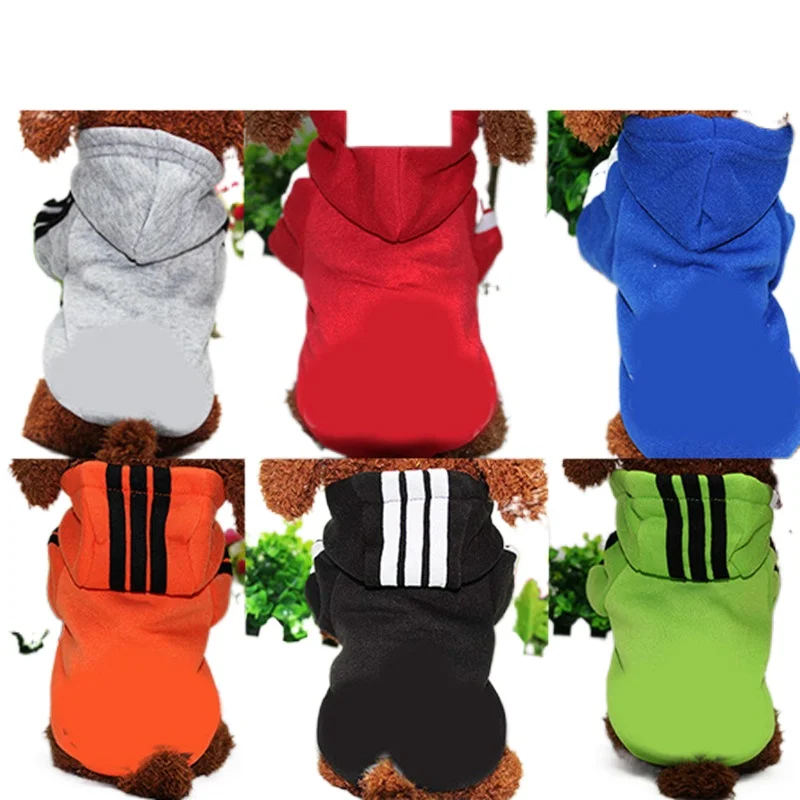 Дизайнерская одежда для собак Толстовка осени и зимы спортивный свитер кошек