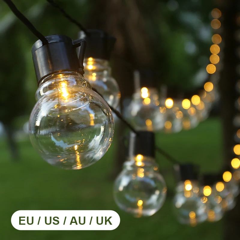

Fairy Lighting Color Decor Indoor String Garden Tree 2021 Christmas Lights Outdoor Decorations For Home Led String Lights Bulb