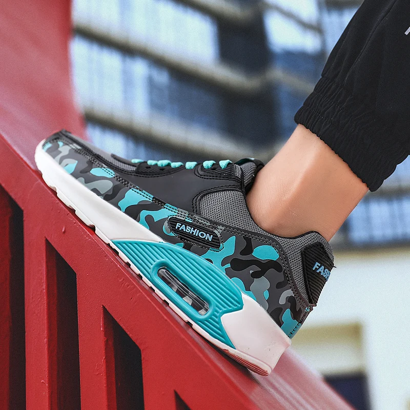 

2019 Casual Men Shoes Breathable Outdoor Sports Shoes Male Trainers Air Cushion Thick Sole Men Footwear Zapatos De Hombre G9-78