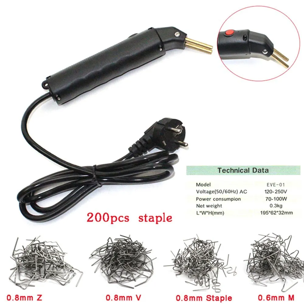 Ручной пластиковый сварочный аппарат инструменты для гаража горячий степлер