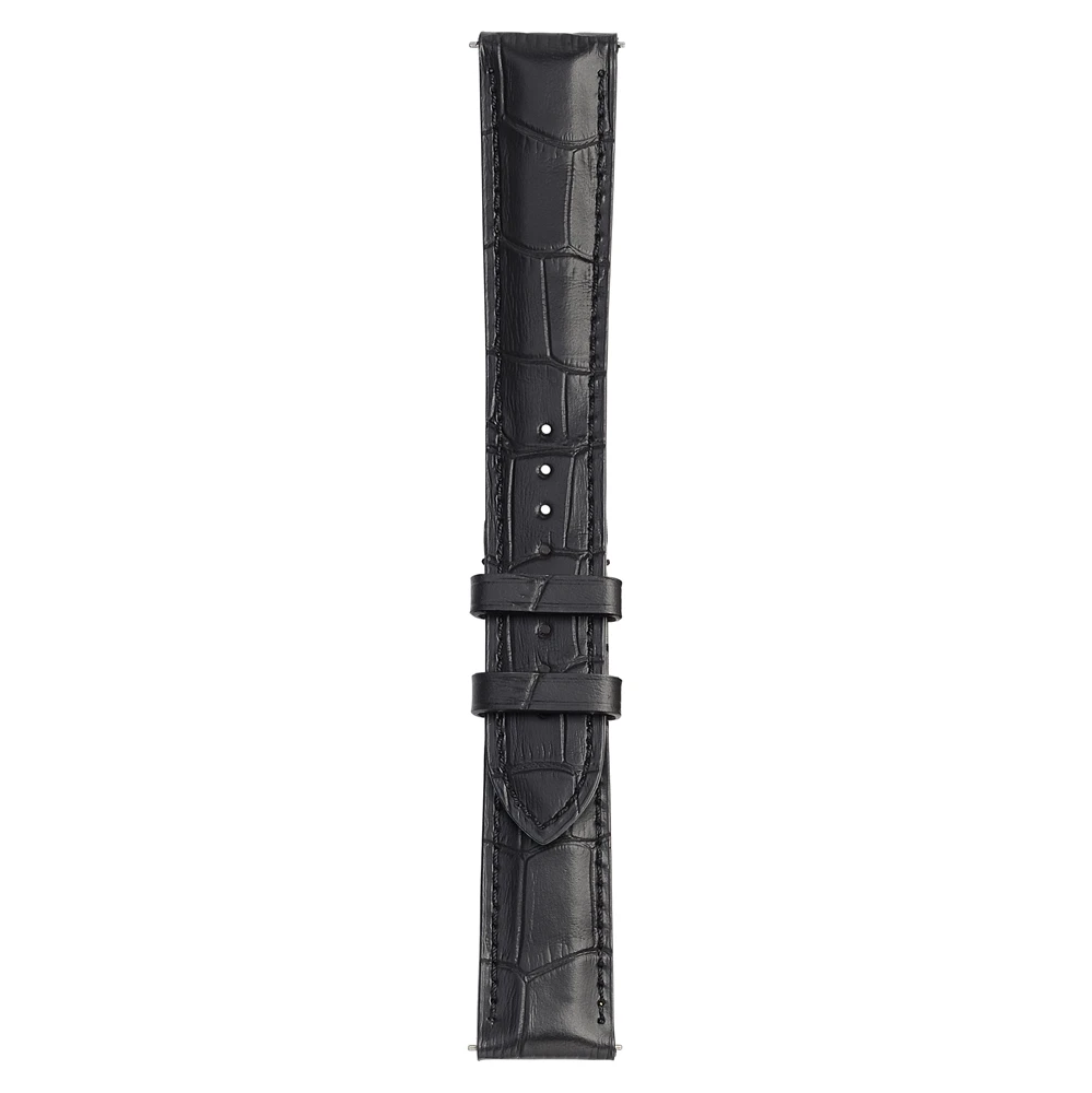 Ремешок кожаный для мужских и женских часов Anbeer сменный Т образный ремешок с