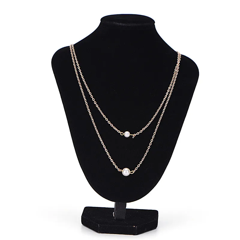 

Женское многослойное ожерелье с искусственным жемчугом