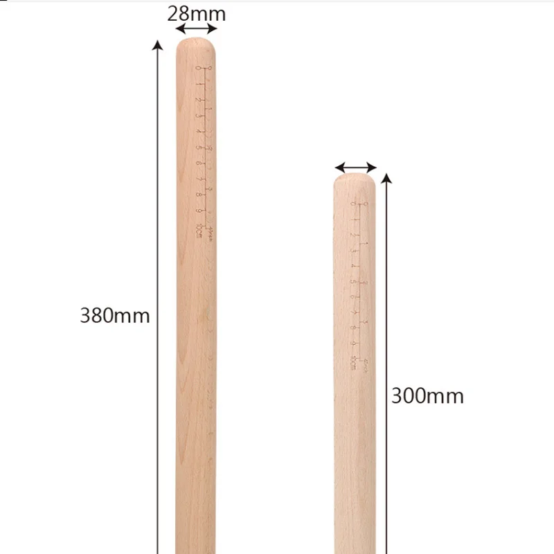 

Kitchen Rolling Pin Baking Tool Noodle Non-Stick Kitchen Wooden with Scale Cookies Roller Fondant Roller Bakeware Kichen Tool