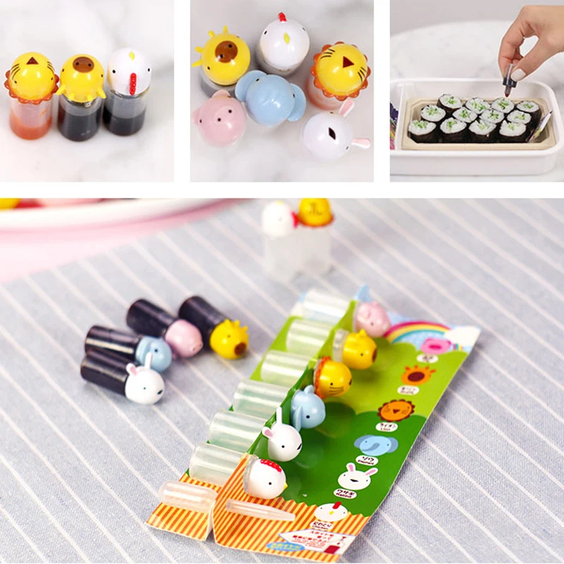 Мини-приправа соусная бутылка маленькие соусные контейнеры свинья слон кролик