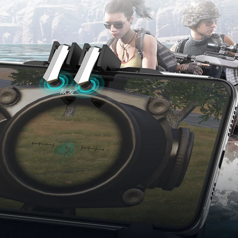 K20 все в 1 Мобильный геймпад для Pubg контроллер бесплатная огонь L1 R1 вспышка