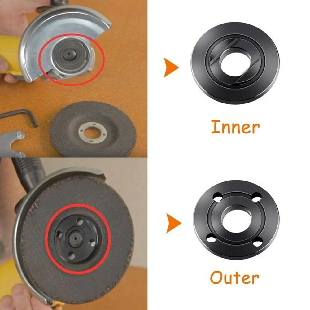 

Inner Flange Nut Flange Set For Dewalt Ryobi 224399-1 Nut 5/8 Adapter Durable