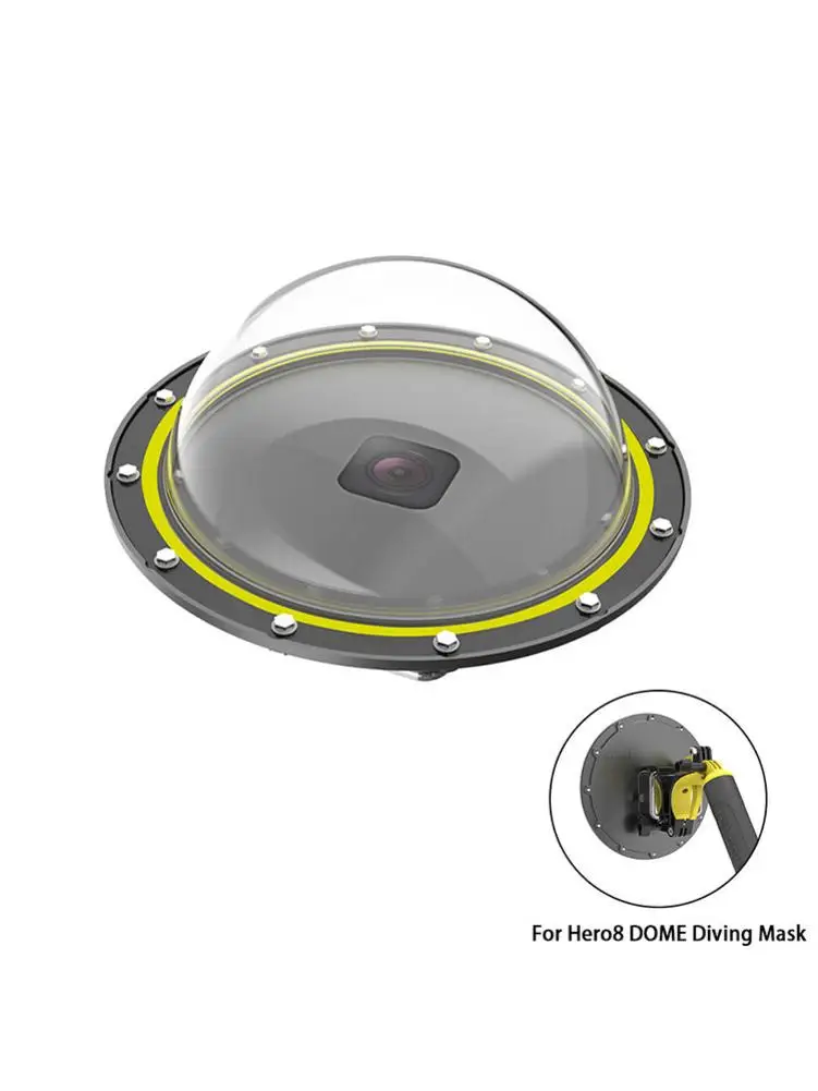 Купольная маска для дайвинга Hero8 водонепроницаемая камера с защитой от попадания