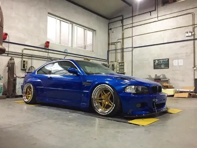 E46 M3 COUPE ROCKET BUNNY стильные обвесы переднее крыло 4 шт FRP стекловолокно
