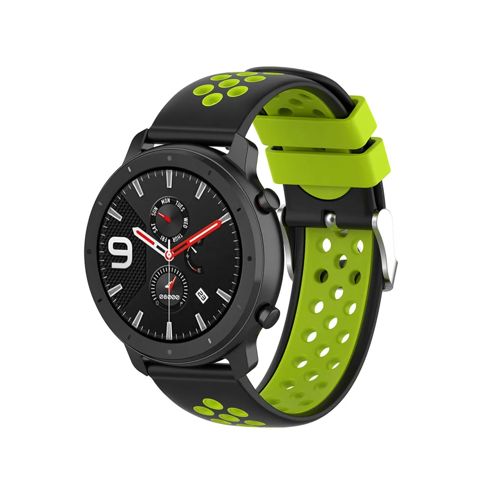 20 мм силиконовый браслет для Garmin Vivoactive 3/HR для Ticwatch 2/E/C2 для samsung gear R600/Galaxy Watch R815 Смарт-часы