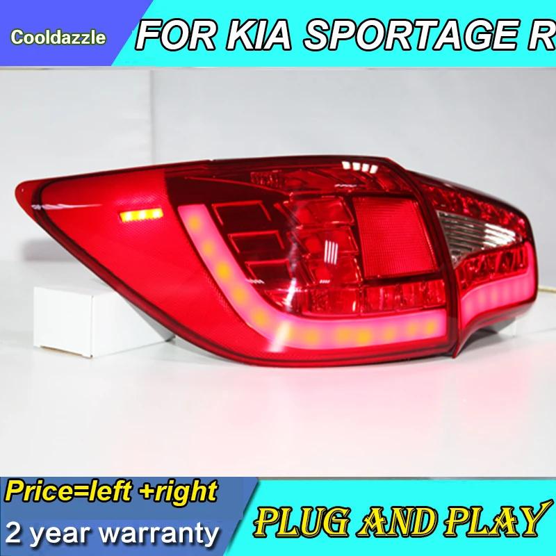 Задний светодиодный фонарь для KIA Sportage 2009-2013 года красный задний 1 комплект |