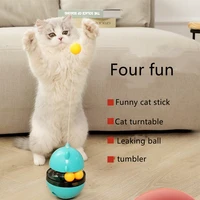 cat toy automatic funny cat tumblers puzzle interactive leakage food dispensing self playing toys cat accessories pet products