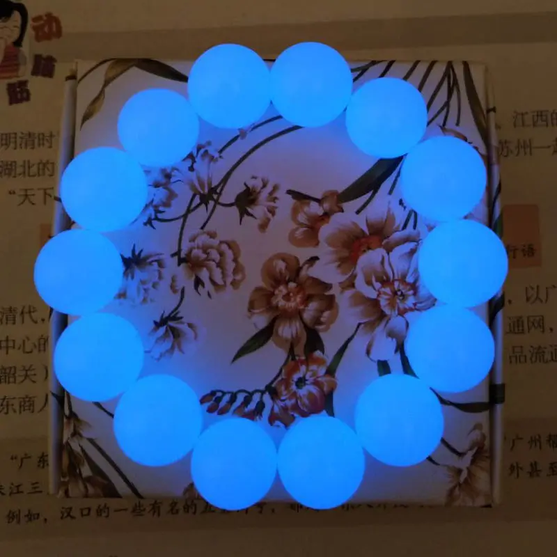 

Мужские и женские светящиеся браслеты с флюоритом, светильник из натурального камня, ювелирные изделия для йоги, лучший подарок