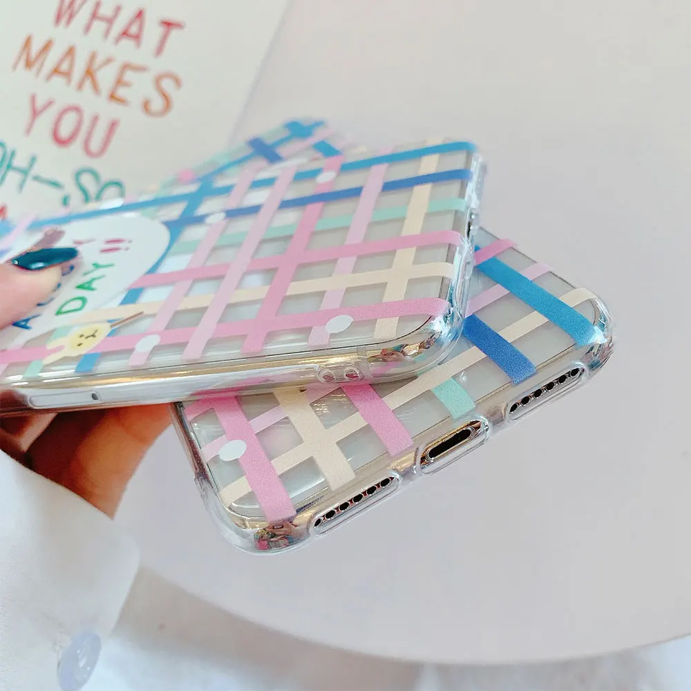 Чехол для телефона KISSCASE из ТПУ с мультяшным рисунком iPhone 11 мягкие чехлы XR Funda 8Plus XS