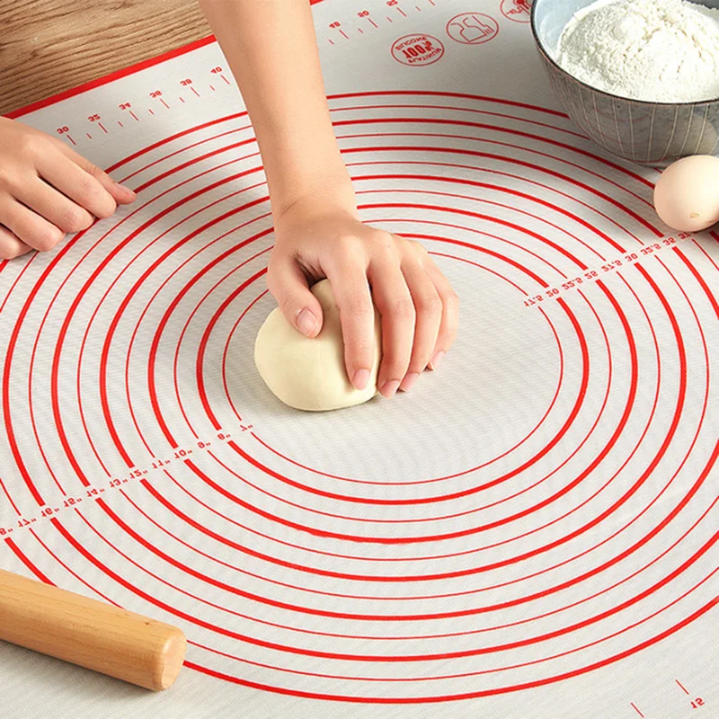 Коврик для замеса теста силиконовый коврик выпечки пиццы аппарат изготовления