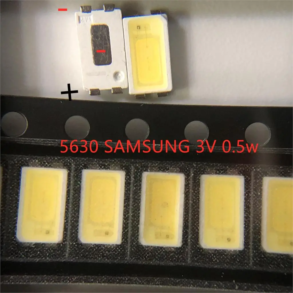 200 шт. светодиодная подсветка 0 5 Вт 3 в 5630 холодный белый для SAMSUNG ЖК-подсветка ТВ