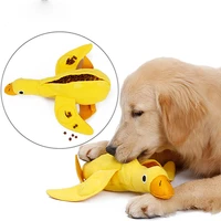 creative puzzle food ball dog toy duck smarter pet toys food dispenser for cats playing training duck pet supplies feed